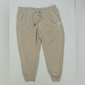 Nike Beige/Tan Track Pants Joggers